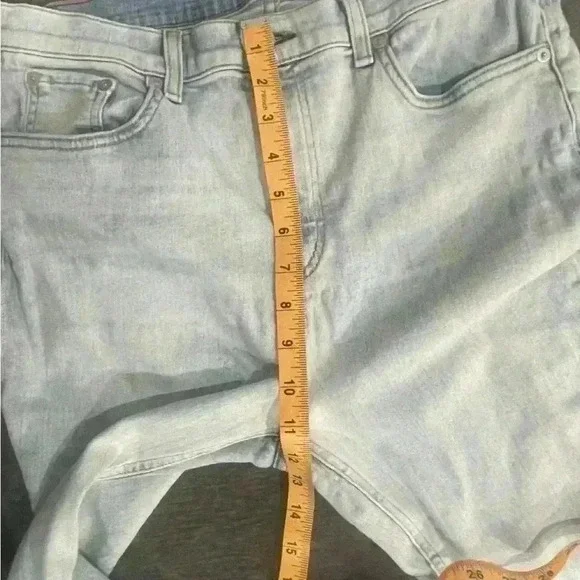 Rag & Bone Light Wash soft Frayed Hem Jeans - Size 31 - Picture 9 of 11